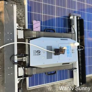 Crawler Style Solar Panel Cleaner for Large Coverage Photovoltaic Panel Self