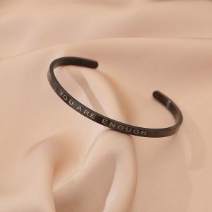 Custom Logo 18k Stainless Steel Bracelets Women Jewelry Bracelet Bangles