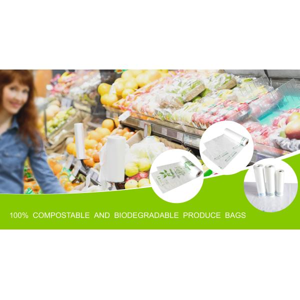 Food produce bag, fruit produce bags, pack 100% Compostable Bags Biodegradable Bags Dog 100% Biodegradable Dog Poop Bags