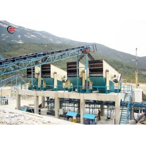 Coke Circular Vibratory Screen / Shale Shaker Screen With Feeding Conveyor