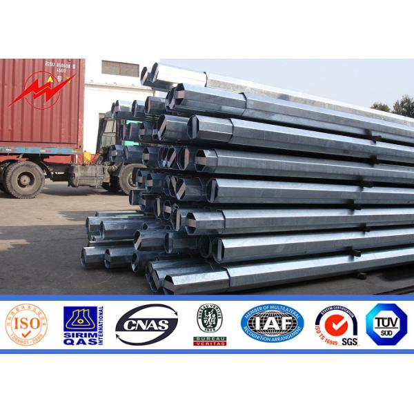 Buy 15m Class 2 Electrical Power Pole For 69 Kv - 115 Kv Transmission Power Line at wholesale prices