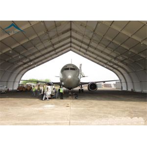 Quality Giant Western Aircraft Hangar Wind Resistant With Aluminium Structure for sale