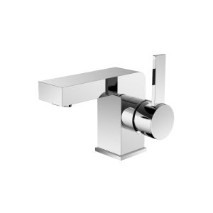 Chrome Finish Basin Mixer Faucet Made Of Brass For Bathroom T8467