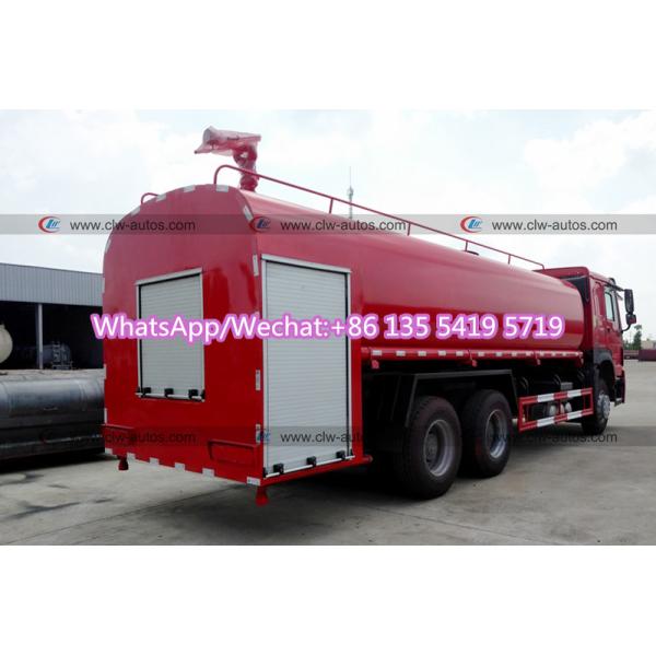 Sinotruk HOWO 6X4 371HP Fire Fighting Truck With 20000L Water Tank