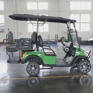 80-120km Driving Range 4 Seater Golf Cart Sunshades 150kg Cargo Capacity and