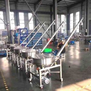 CustomStainless Steel 304 Material Inclined Screw Conveyor Auger Feeder Conveyor