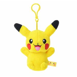 Quality 5&quot; stuffed cartoon Picachu POKEMON Washable key chain , Ornaments Key ring , Car decrations,Party favors for sale