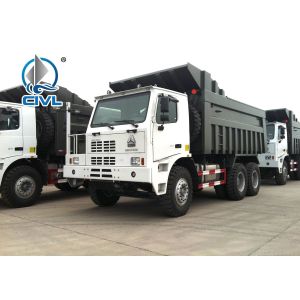Sinotruk Howo Heavy Duty Dump Truck , 6x4 Mining Dump Truck Customized Size
