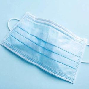 China Anti Bacteria Disposable Face Mask Blue And White Environment Friendly on sale