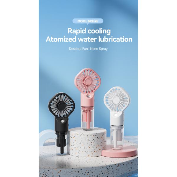 Hand Held Spray Fan Portable Mini Charging Spray Humidification Gift Handheld Small Fan