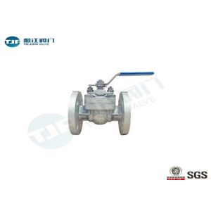 Direct Mountable Industrial Ball Valve , Flanged Top Entry Ball Valve