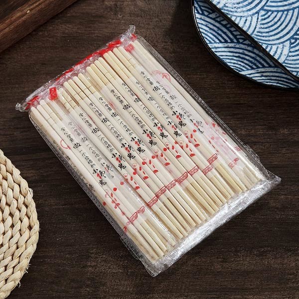 Buy 50 Pairs Disposable Bamboo Kitchen Utensils Chopsticks Individually Packaged at wholesale prices
