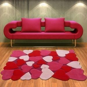 Quality Flower carved Vivid Design Handtufted Acrylic Carpet for sale
