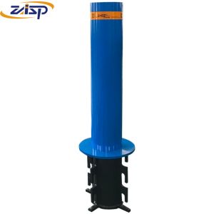 Crash Rated Q345 Heavy Duty Safety Bollard Electric Security Bollards