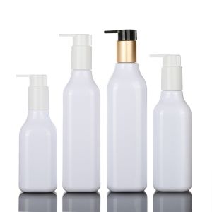 200ml 300ml 350ml 400ml Luxury Biodegradable Unique Square Cosmetic Lotion