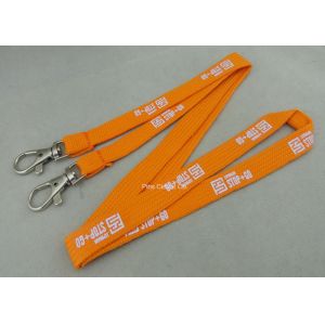 Quality Custom Promotional Polyester Printing Lanyards , Tube Lanyard With Solid Color Printing. for sale