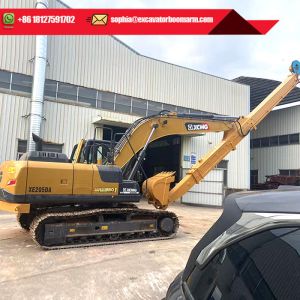 LG700 Telescopic Arm For CAT320 Excavator Custom Color 0.4 Cbm Digging Bucket CE