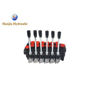 6p80f-Ot/Ot/Ot/Ot/Ot/Ot Mkz1 Hydraulic Control Valve 6 Spool 80 Lpm