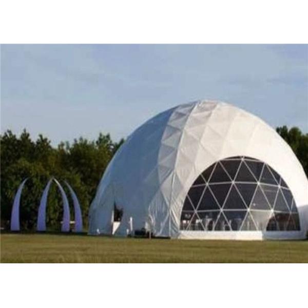 Wind Proof Free Span Large Geodesic Dome Tent For Events With Marvelous Design