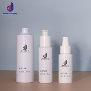 PETG Green Pump Bottle Cosmetic Empty Body Spray Bottles 100ml