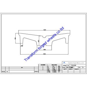Quality TC210002 21 inch forged center disk blanks for sale