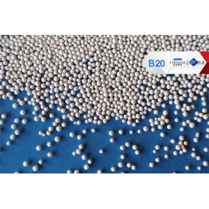 ZrO2 60-65% Ceramic Bead Blasting Density 3.85 G / Cm3 High Toughness Consistent