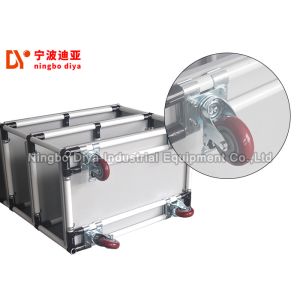 Industrial Lean Trolley , Multi Layer Turnover Pipe Rack Joint System