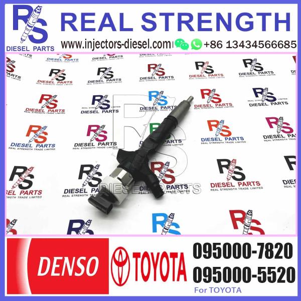 Diesel auto engine systems Fuel Diesel Injector 23670-39265 095000-7820 For Toyo-ta 1KD-FTV 095000-7820 23670-39265
