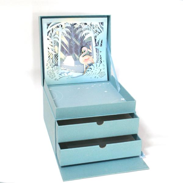 Recyclable Square Multilayer Drawer Paper Gift Boxes