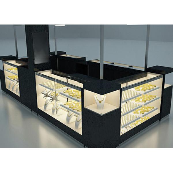 Buy Elegant Appearance Jewelry Showcase Kiosk With Fully - Enclosed Structure at wholesale prices