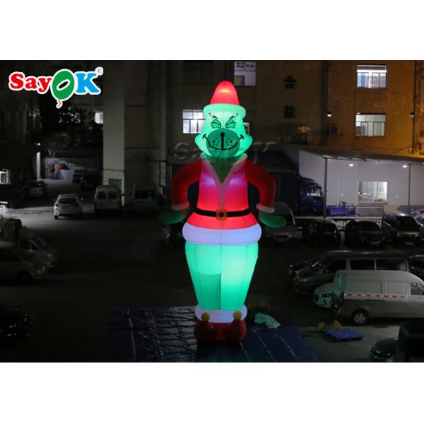 Custom 8.5M Outdoor Christmas Decoration Inflatable Cartoon Character Model