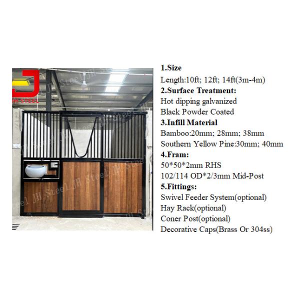 Durable Corrosion Resistant Metal Horse Stables Galvanized