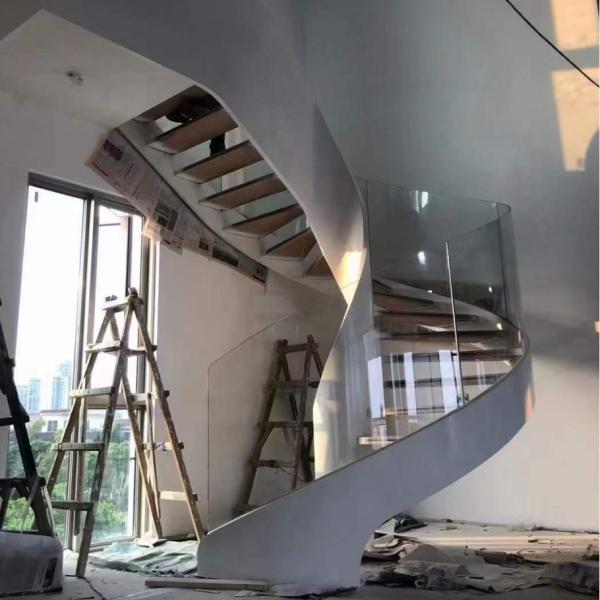 Buy 15mm Curved Tempered Glass Toughened For Staircase Balustrade Railing at wholesale prices