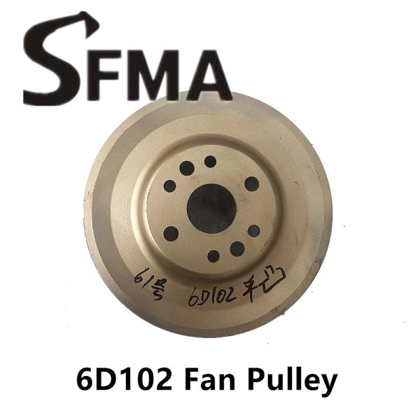 Buy Gloden 2 Groove Pump OD188 6D102 Engine Fan Pulley at wholesale prices