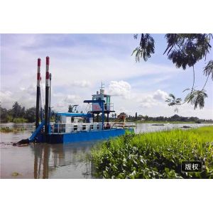Solid Sand 400CBM/H Hydraulic Dredging Equipment Depth 11m