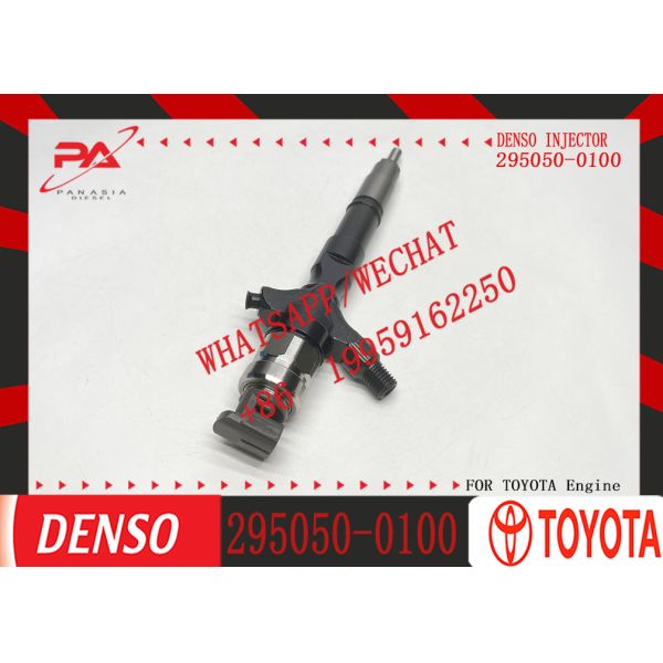 Buy Engine Diesel Fuel Injector 295050-0100 23670-39196 2367039196 for Toyota Land Cruiser Prado Fortuner Dyna 2001-2010 at wholesale prices