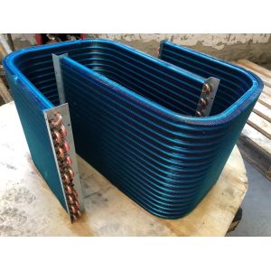 Refrigeration Heat Pump Condenser Coil Micro Channel Water Cooled