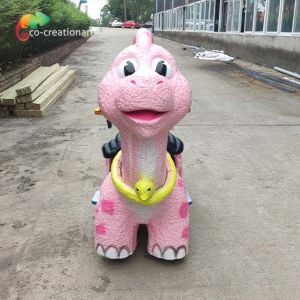 ISO CE 220V Coin Operated Ride On Toys Electric Dinosaur Ride On Car For Mall