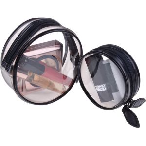 Travel PVC Cosmetic Bags Women  Waterproof and durable Transparent Clear Makeup Bag
