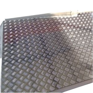 1050 1mm Embossed Aluminum Diamond Plate For Building Construction