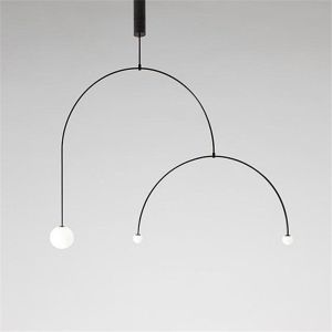Art Chandelier Designer Iron Balance Chandelier Scandinavian Mobile Chandelier