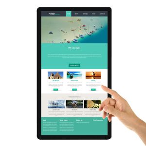 32 Inch Wall Mount Full HD 1080P with Touch Screen Digital LCD Display IR Touch