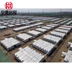 Steel Emergency Structure Prefabricated House on Wheels with Shower Detachable