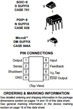 100 mA Low Power Low Dropout Voltage Regulator LP2950ACDT-3.3RG