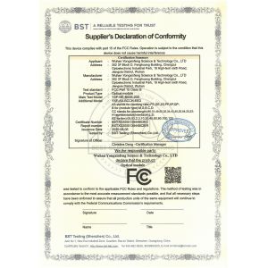 Wuhan Yongxinfeng Science & Technology Co., Ltd. Certifications