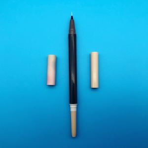 Private Label Eyeliner Liquid Empty Tube Custom Lying Silkworm Pen Customized Black Empty Eyeliner Pencils