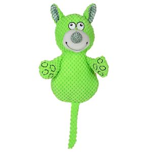 10 Inch Plush Pet Toys Teeth Animal Appearance High Durability 180G