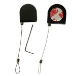 Retracting Anti Theft Pull Box D Shaped Light Wegith For Jewelry Display