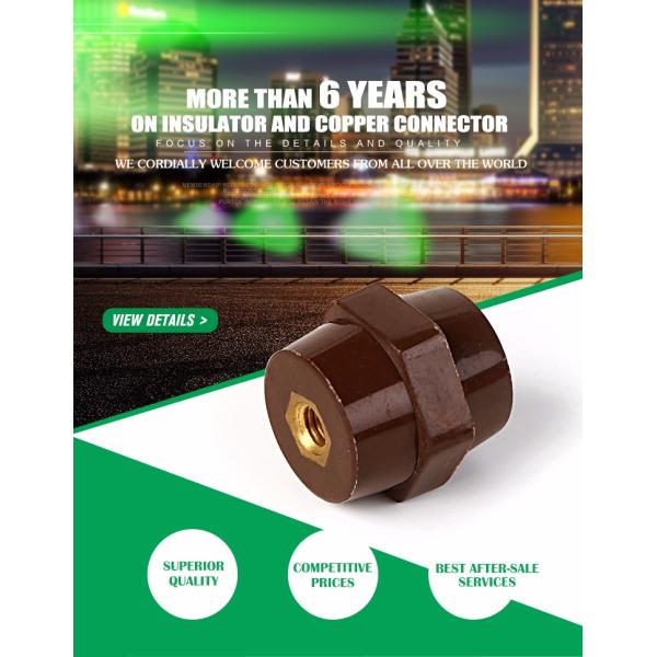 Electrical SEP composite standoff busbar hexagonal insulator