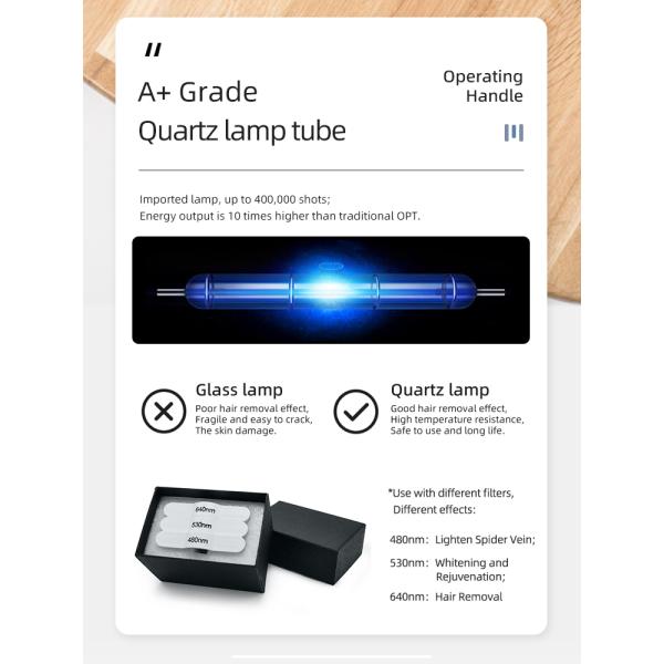 FDA IPL sHR OPT Laser Hair Removal Machine Skin Rejuvenation